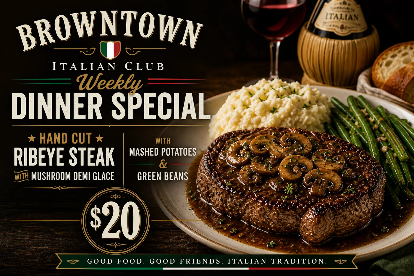Past Browntown dinner special 4