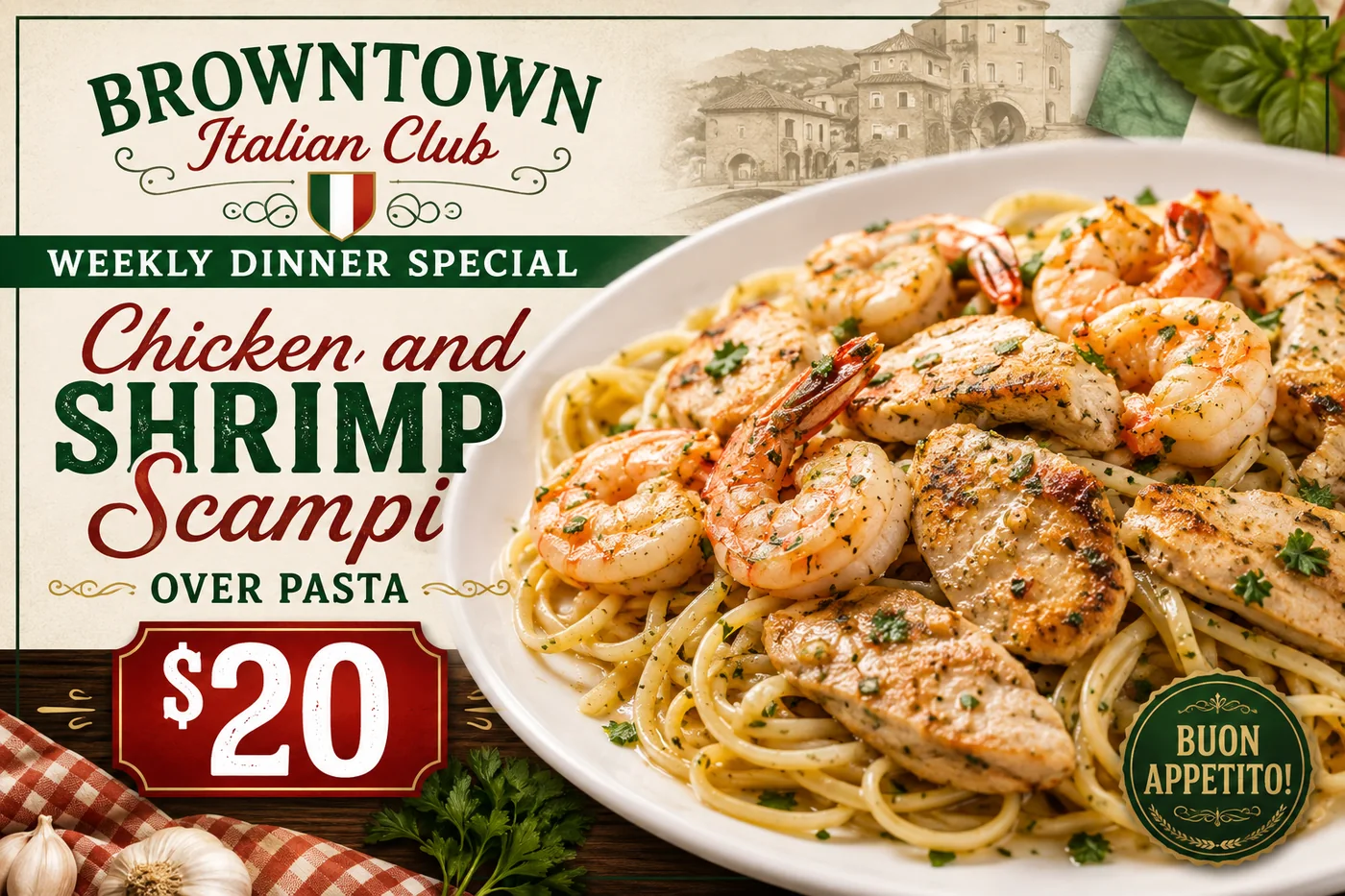 Past Browntown dinner special 6
