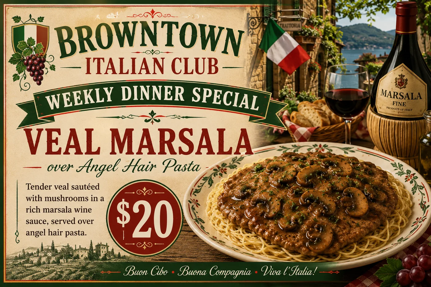Past Browntown dinner special 8