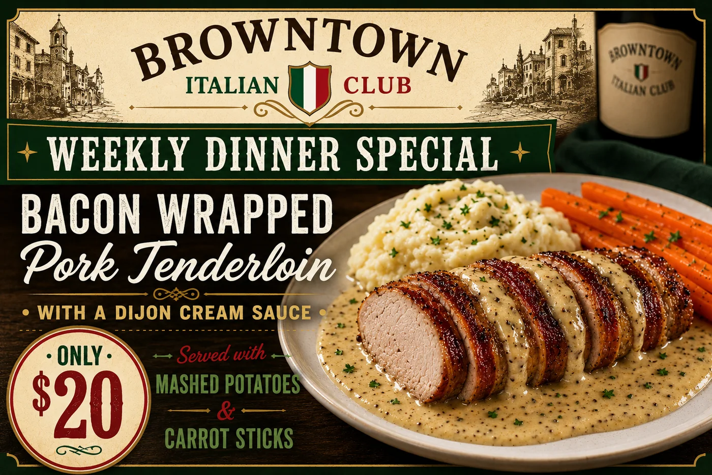 Past Browntown dinner special 10
