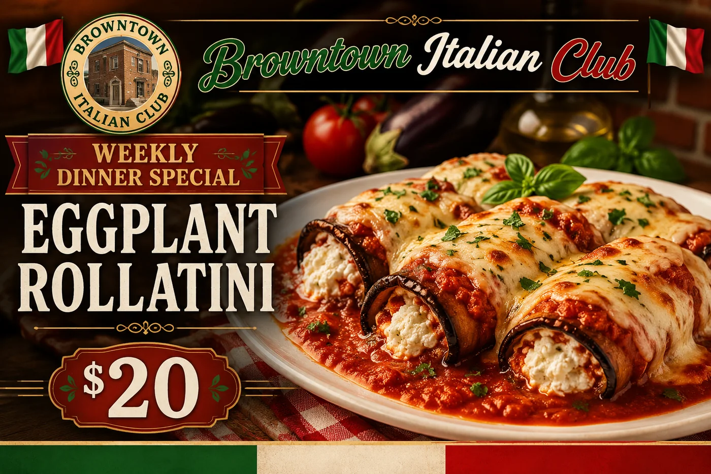 Past Browntown dinner special 12