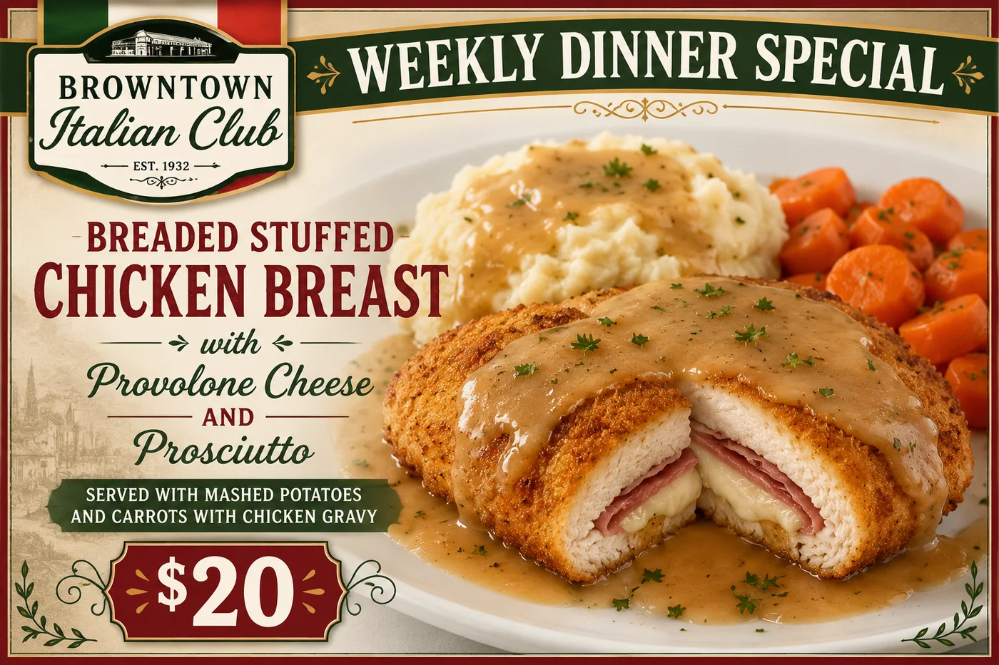 Past Browntown dinner special 16