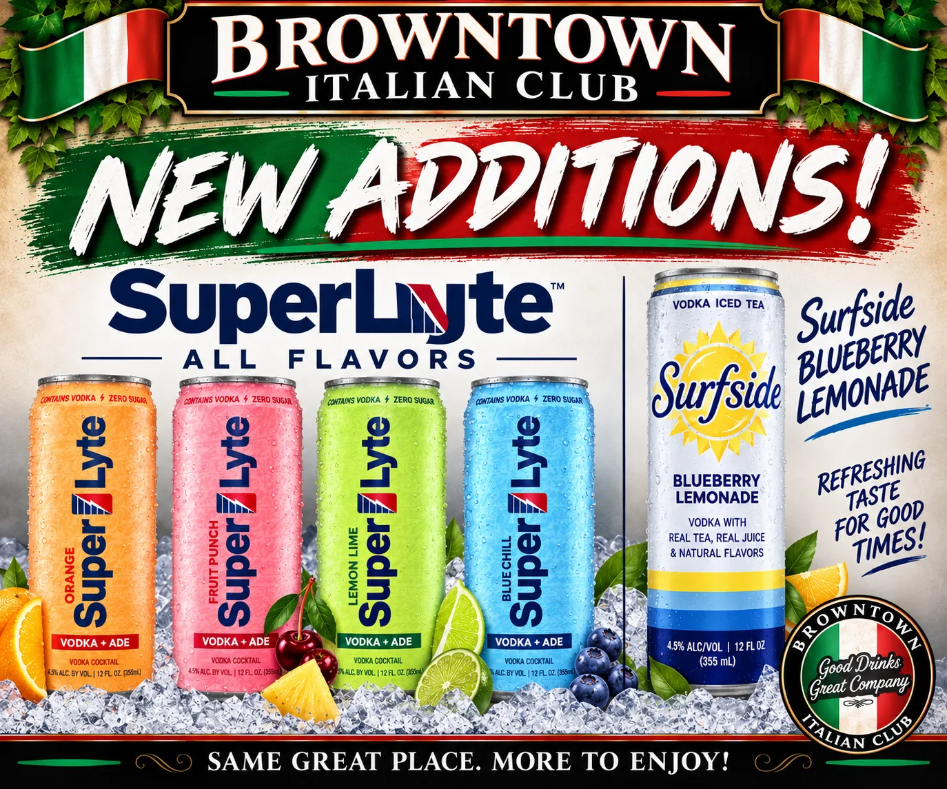 Browntown Italian Club new addition 1